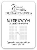 Multiplicación La Ley Conmutativa (CC Math Flashcards Spanish For Multiplication)