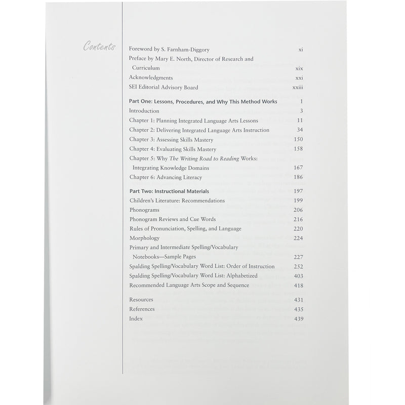 THE WRITING ROAD TO READING