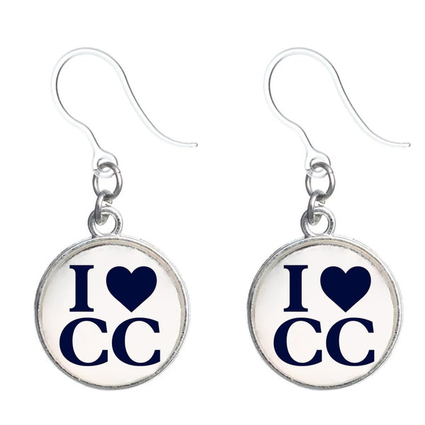 I Love CC Earrings