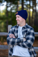 Beanie No Pom (Navy) - WHILE SUPPLIES LAST