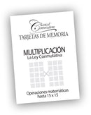 Multiplicación La Ley Conmutativa (CC Math Flashcards Spanish For Multiplication)