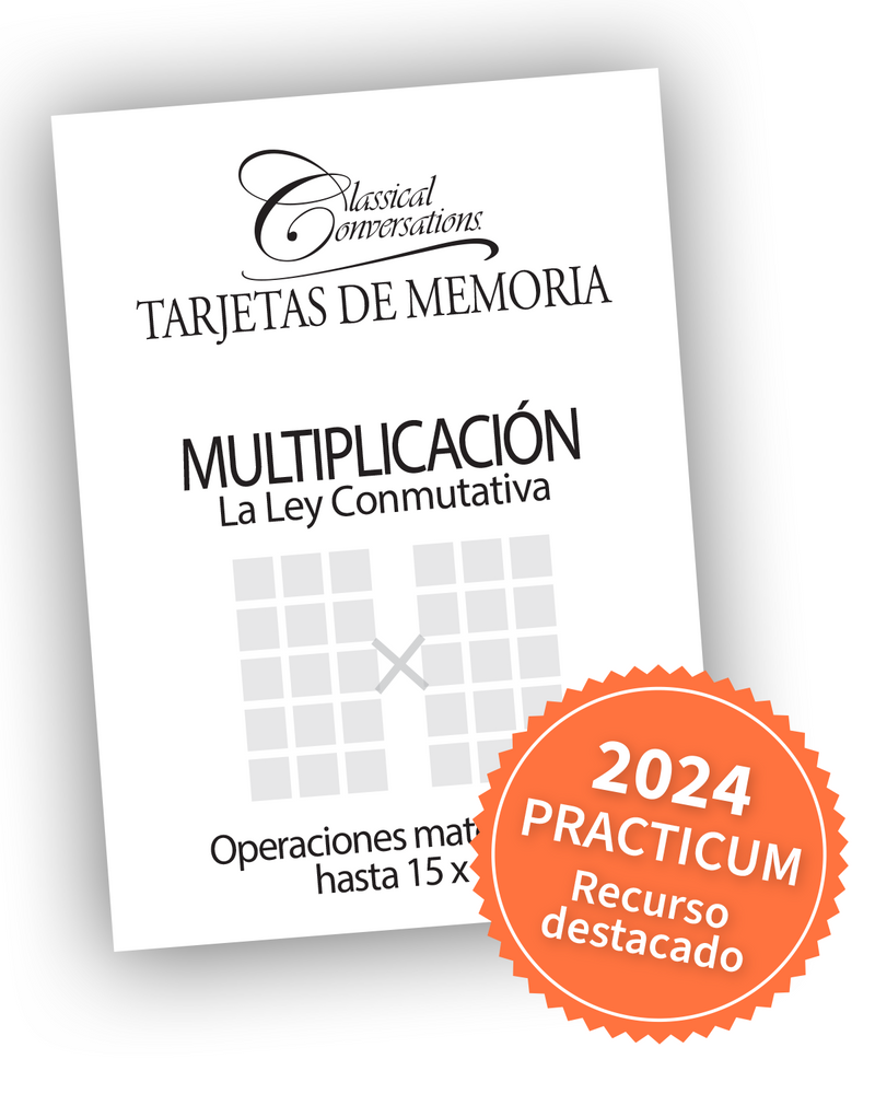 Multiplicación La Ley Conmutativa (CC Math Flashcards Spanish For Multiplication)