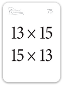 Multiplicación La Ley Conmutativa (CC Math Flashcards Spanish For Multiplication)