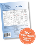 Trivium Tables Latin - 2026 Practicum Featured Resource