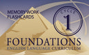 MEMORY WORK FLASHCARDS, CYCLE 1 - WHILE SUPPLIES LAST
