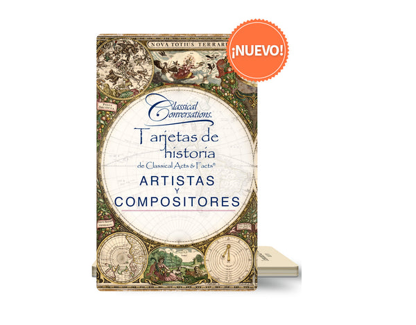 Tarjetas de historia de Classical Acts & Facts Artistas y Compositores (Spanish Artist/Composers combined set)