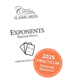 Math Flashcards Exponents: The Forms of Powers