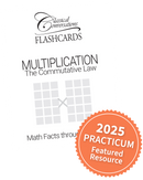 Multiplication: The Commutative Law (Math Flashcards)