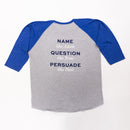 Adult  Three-Quarter Sleeve T-Shirt