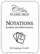 Notations: Symbols and Abbreviations (Math Flashcards)