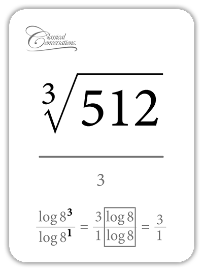 Math Flashcards Roots & Logarithms: Bases and Indices