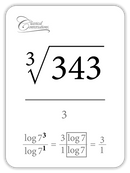 Math Flashcards Roots & Logarithms: Bases and Indices