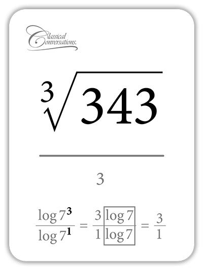 Math Flashcards Roots & Logarithms: Bases and Indices