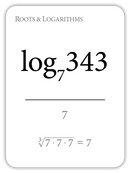 Math Flashcards Roots & Logarithms: Bases and Indices