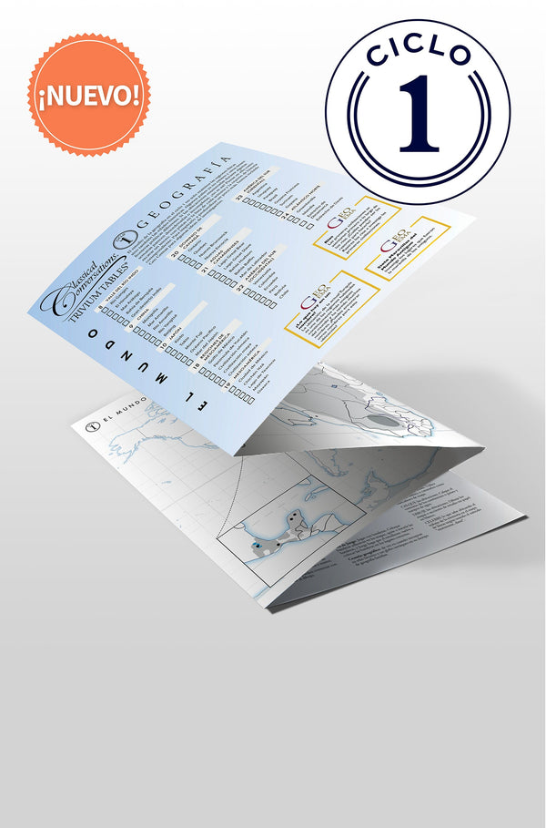 Trivium Tables: Geography Cycle 1 Spanish Product (Tablas trivium geografía, Ciclo 1)