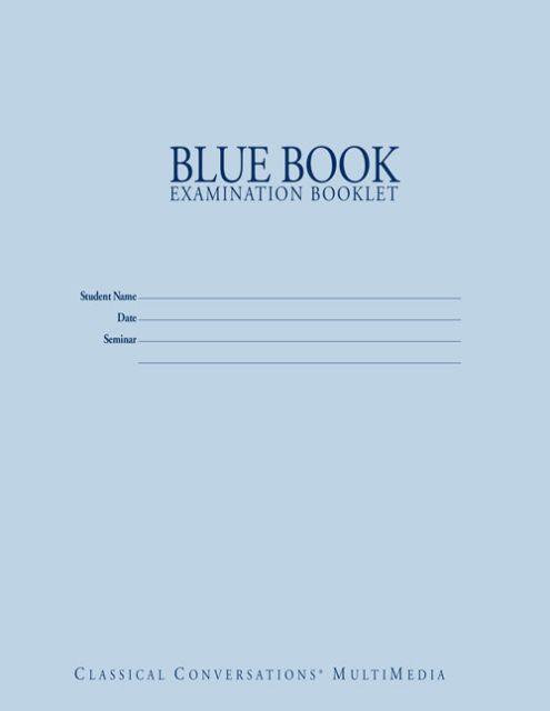 BLUE BOOK EXAM BOOKLET (12-PACK)