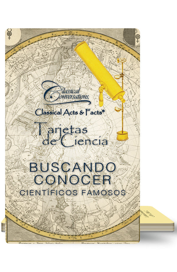 Classical Acts & Facts® tarjetas de ciencia: científicos famosos (Classical Acts & Facts® Science Cards: Famous Scientists in Spanish)