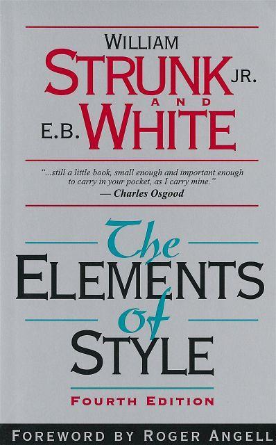 THE ELEMENTS OF STYLE