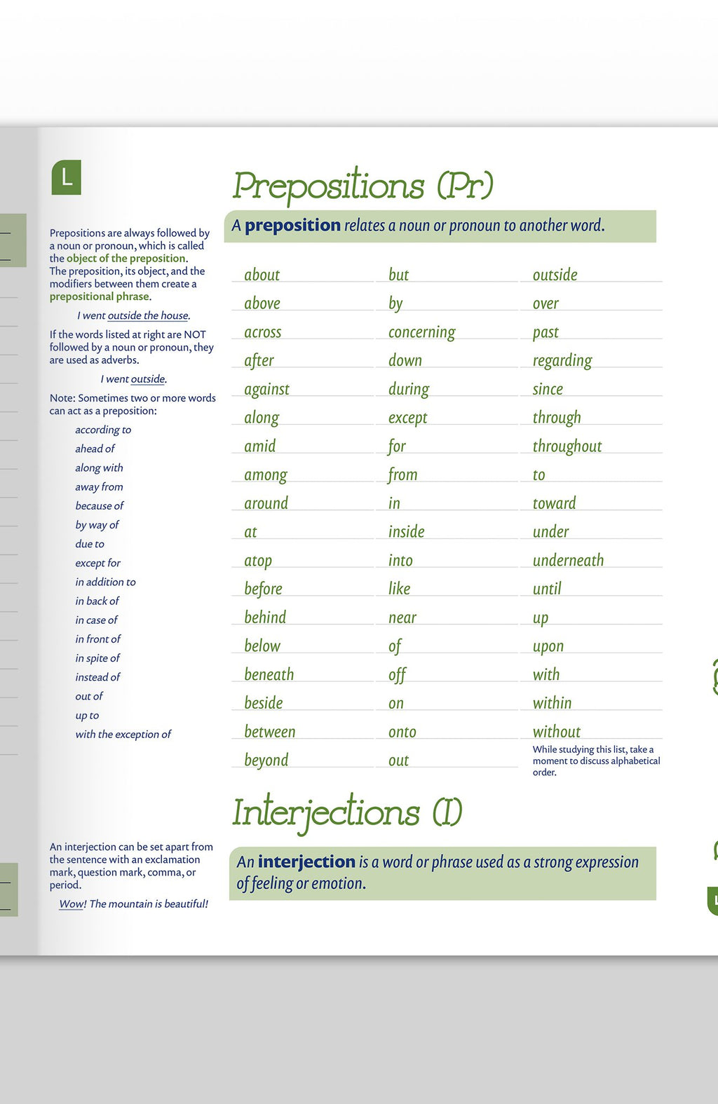 Trivium Tables Nouns And Modifiers